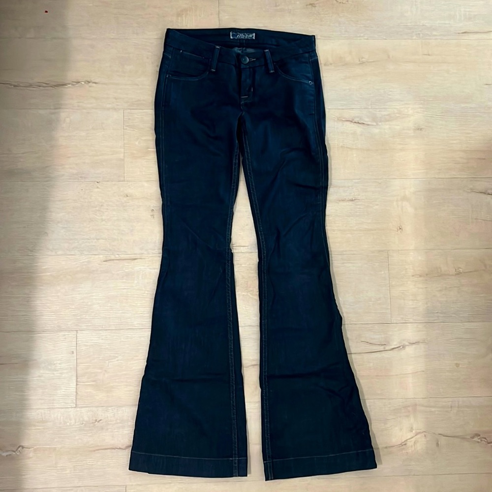 Hudson Jeans Reilly 5 pocket Flare Womens Size 26 Dark Wash Denim